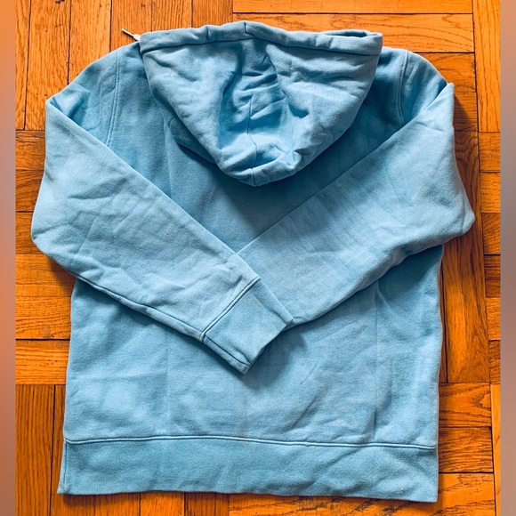 Hollister Blue Embroidered Logo Hoodie - Picture 8 of 8